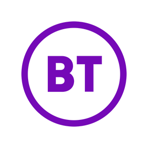 Purple British Telecom BT Logo