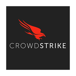 Crowdstrike Logo in grey and red