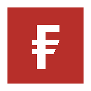 Red F for Fidelity Logo