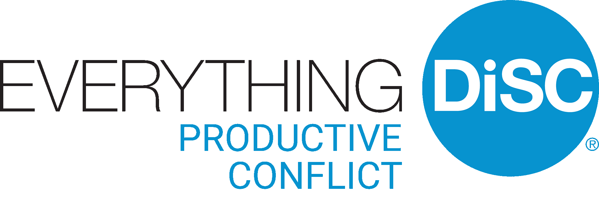 DiSC Productive Conflict Logo in Blue Colour
